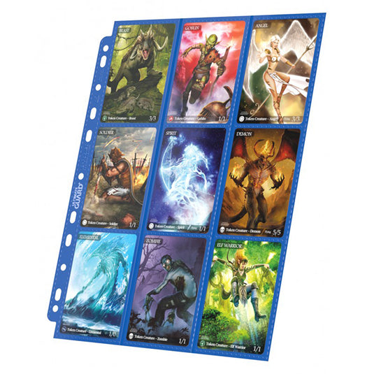 Ultimate Guard - 18-Pocket Pages - Side Loading Blue (10)