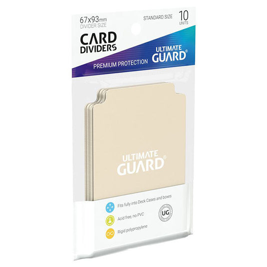 Ultimate Guard - Card Dividers - Sand (10)