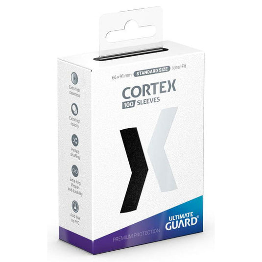Ultimate Guard - Cortex Sleeves Standard Size - Black (100 Sleeves)