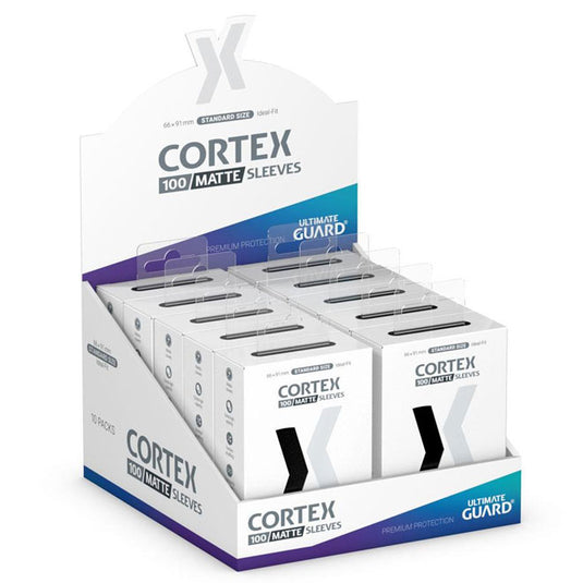Ultimate Guard - Cortex Sleeves Standard Size - Matte Black (100 Sleeves)