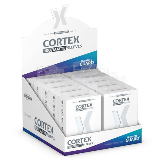 Ultimate Guard - Cortex Sleeves Standard Size - Matte Transparent (100 Sleeves)