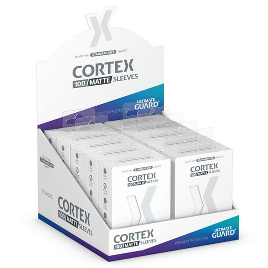 Ultimate Guard - Cortex Sleeves Standard Size - Matte White (100 Sleeves)