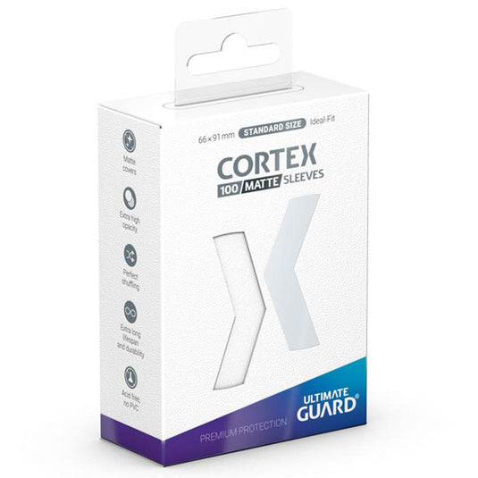 Ultimate Guard - Cortex Sleeves Standard Size - Matte White (100 Sleeves)