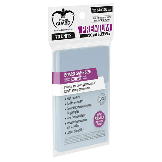 Ultimate Guard - Premium Soft Sleeves - for Board Game Cards Koryó™ (70)