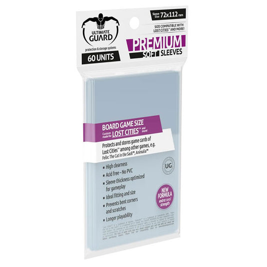 Ultimate Guard - Premium Soft Sleeves - for Board Game Cards Lost Cities (60)
