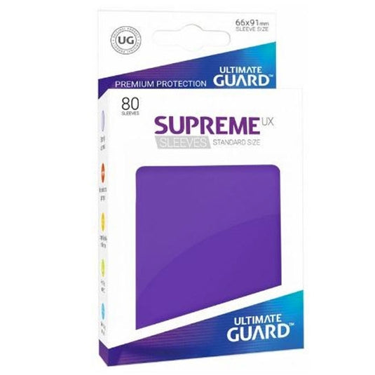 Ultimate Guard - Supreme UX Sleeves Standard Size - Purple (80 Sleeves)