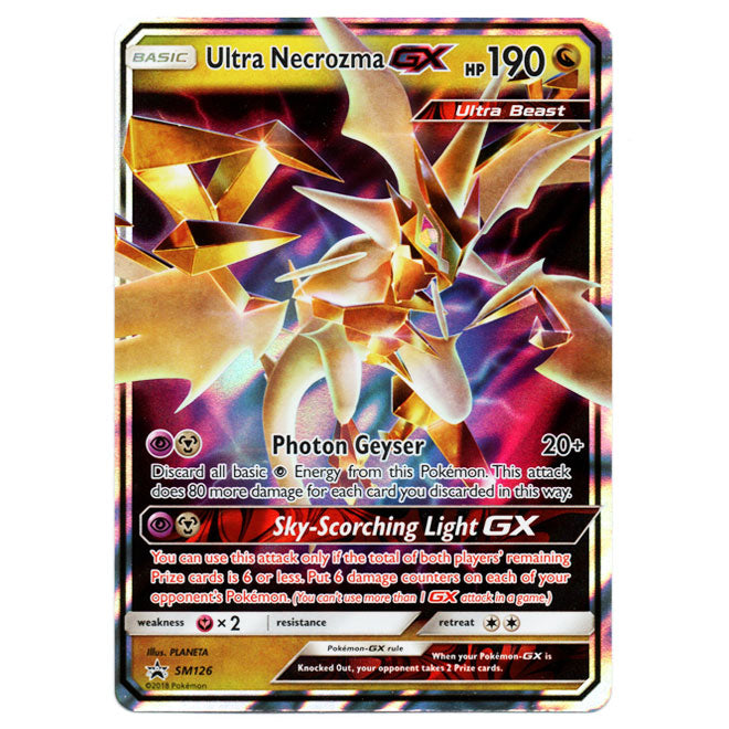 Pokemon - Sun & Moon - SM Black Star Promos - Ultra Necrozma GX - SM12 Pokemon - Sun & Moon - SM Black Star Promos - Ultra Necrozma GX - SM12