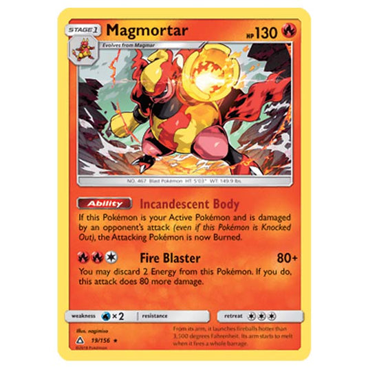 Pokemon - Sun & Moon - Ultra Prism - Magmortar - 19/156