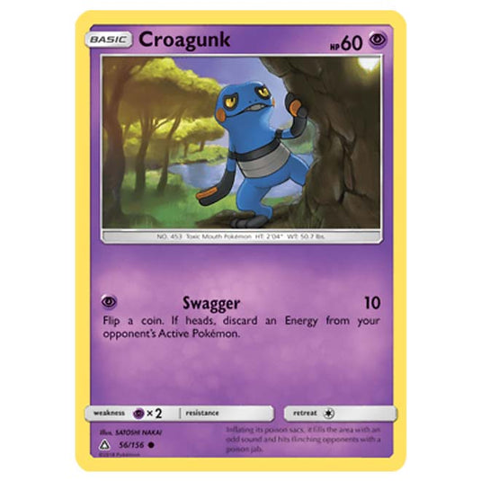 Pokemon - Sun & Moon - Ultra Prism - Croagunk - 56/156