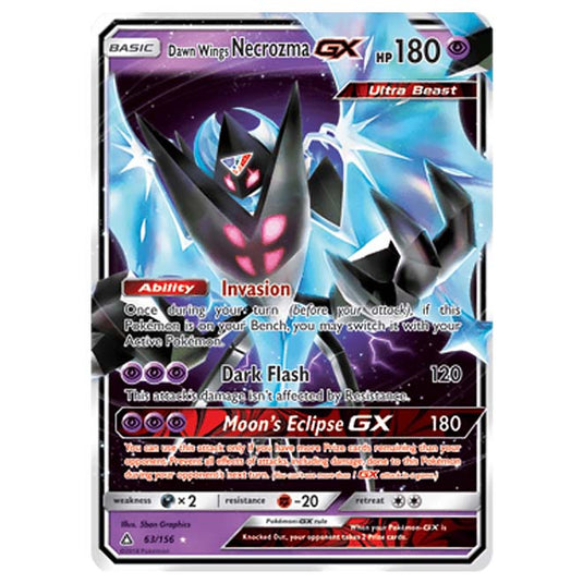 Pokemon - Sun & Moon - Ultra Prism - Dawn Wings Necrozma-GX - 63/156