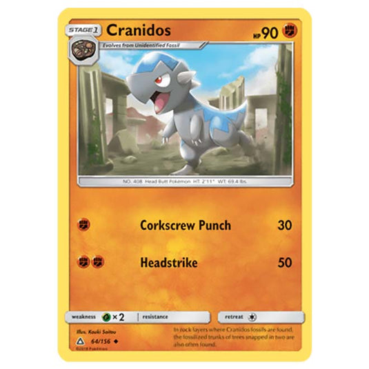 Pokemon - Sun & Moon - Ultra Prism - Cranidos - 64/156