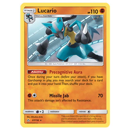 Pokemon - Sun & Moon - Ultra Prism - Lucario - 67/156