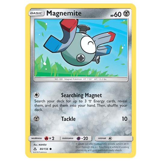 Pokemon - Sun & Moon - Ultra Prism - Magnemite - 80/156