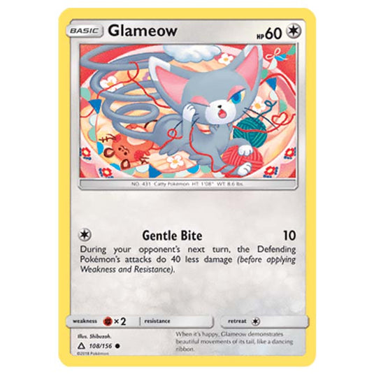 Pokemon - Sun & Moon - Ultra Prism - Glameow - 108/156