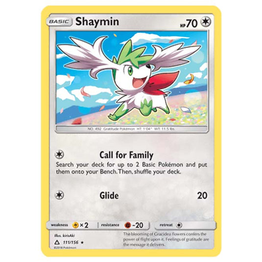 Pokemon - Sun & Moon - Ultra Prism - Shaymin - 111/156