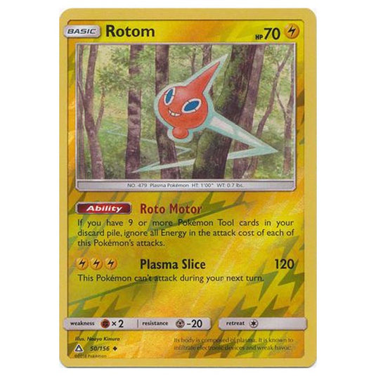 Pokemon - Sun & Moon - Ultra Prism - (Reverse Holo) - Rotom - 50/156