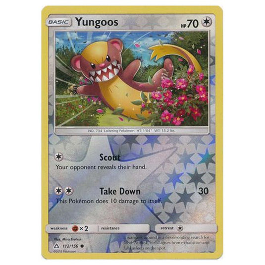 Pokemon - Sun & Moon - Ultra Prism - (Reverse Holo) - Yungoos - 112/156