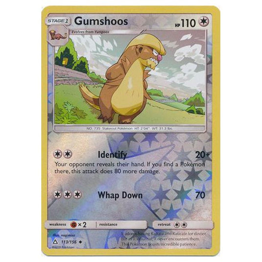 Pokemon - Sun & Moon - Ultra Prism - (Reverse Holo) - Gumshoos - 113/156