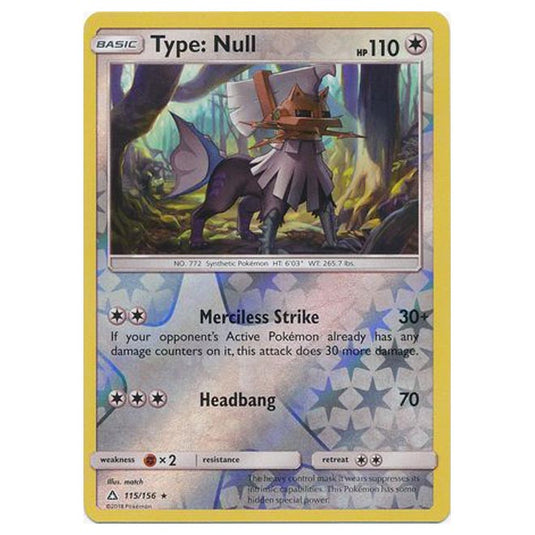 Pokemon - Sun & Moon - Ultra Prism - (Reverse Holo) - Type: Null - 115/156