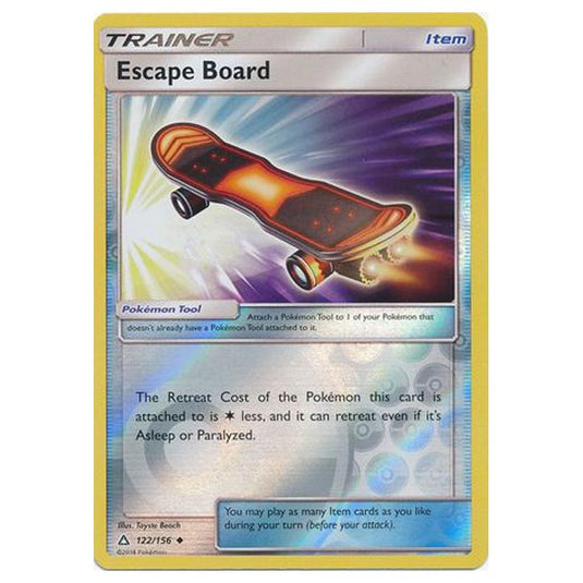 Pokemon - Sun & Moon - Ultra Prism - (Reverse Holo) - Escape Board - 122/156