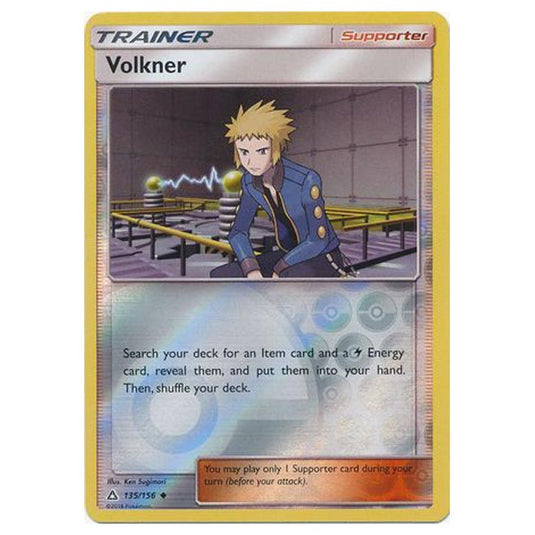 Pokemon - Sun & Moon - Ultra Prism - (Reverse Holo) - Volkner - 135/156
