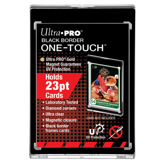 Ultra Pro - 23PT Black Border UV One-Touch Magnetic Holder