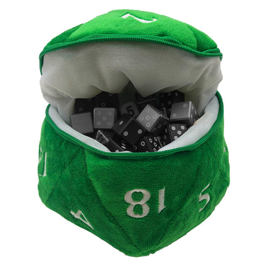 Ultra Pro - D20 Plush Dice Bag - Green