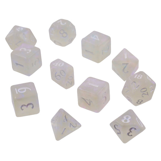 Ultra Pro - Eclipse 11 Dice Set - Arctic White