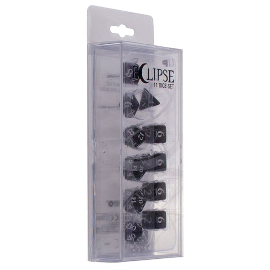 Ultra Pro - Eclipse 11 Dice Set - Jet Black