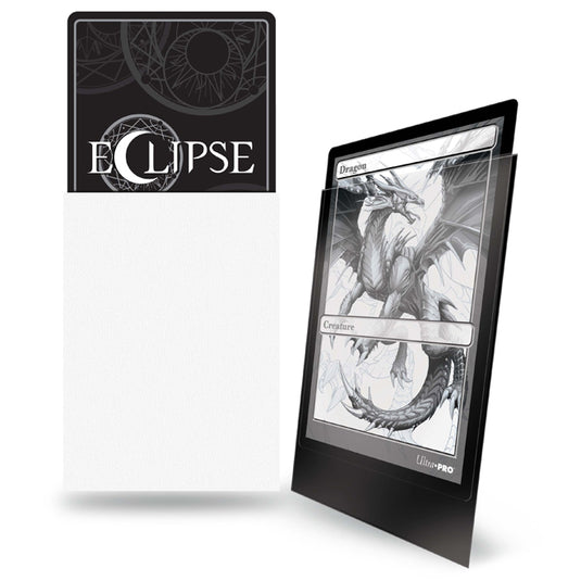 Ultra Pro - Eclipse Matte Standard Sleeves - Arctic White (100 Sleeves)
