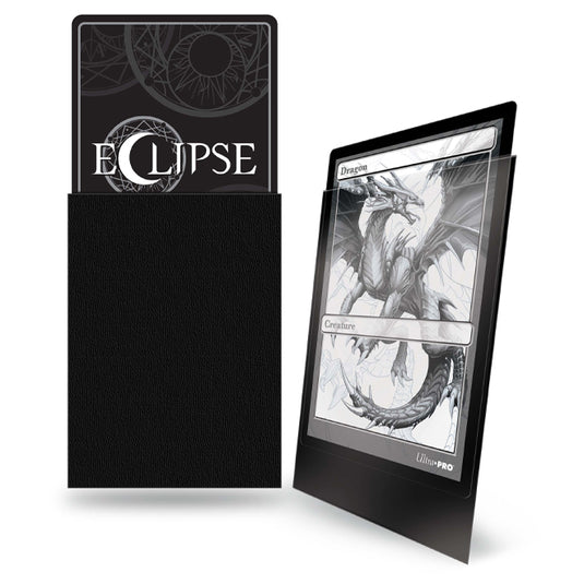 Ultra Pro - Eclipse Matte Standard Sleeves - Jet Black (100 Sleeves)