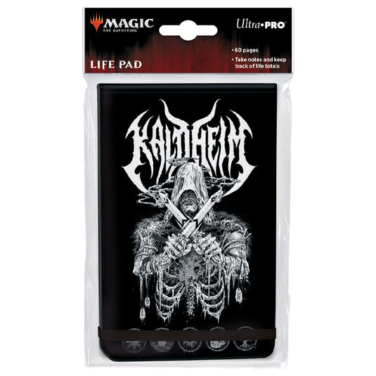 Ultra Pro - Magic the Gathering - Kaldheim - Life Pad featuring Metal Alt Art