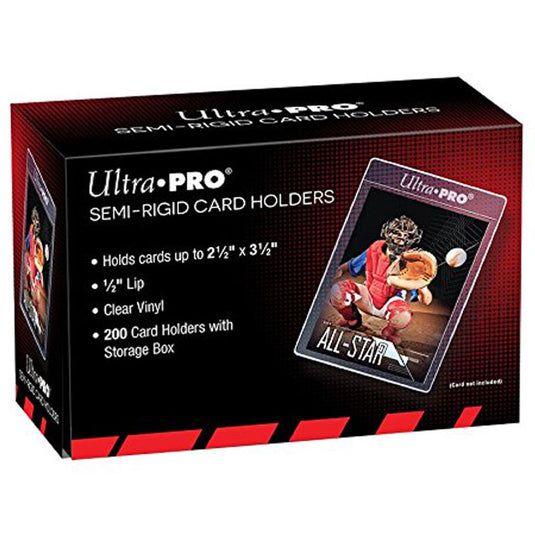 Ultra Pro - Semi-Rigid Card Holders with 1/2" Lip - Box Of 200