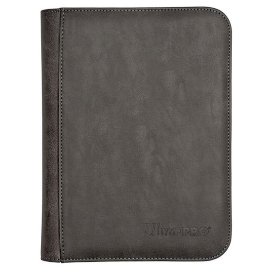 Ultra Pro - Zippered Suede 4-Pocket Premium PRO-Binder - Jet