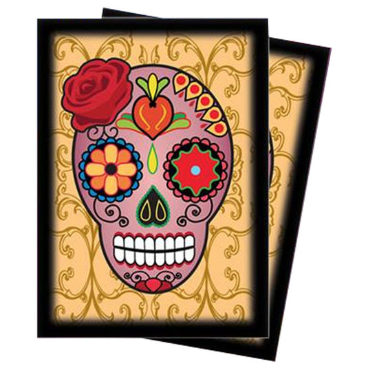 Ultra Pro - Día de los Muertos! - 50 Deck Protectors - Pink Skull
