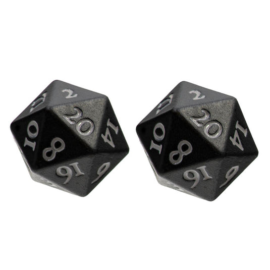 Ultra Pro - Vivid - Heavy Metal Dice - Black