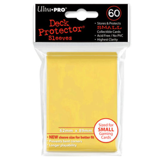 Ultra Pro - 60 Deck Protectors (SMALL) - Yellow