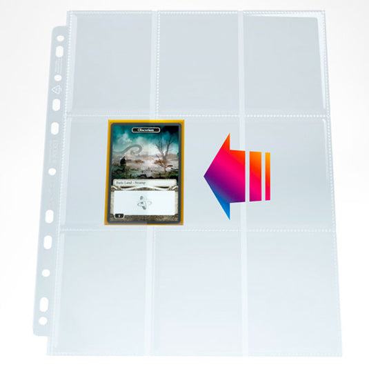 Gamegenic - Ultrasonic 9-Pocket Pages Sideloading 10 pcs pack