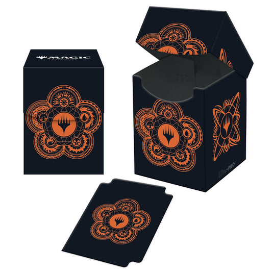 Ultra Pro - Magic The Gathering - Pro 100+ Deck Box - Mana Color Wheel