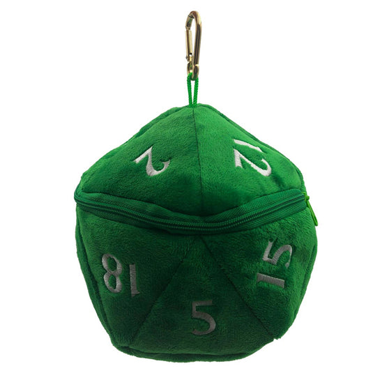 Ultra Pro - D20 Plush Dice Bag - Green