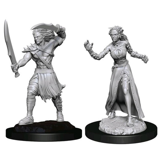 Magic the Gathering Unpainted Miniatures - Vampire Lacerator & Vampire Hexmage