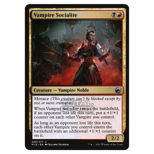 Magic The Gathering - Innistrad - Midnight Hunt - Vampire Socialite - 249/277