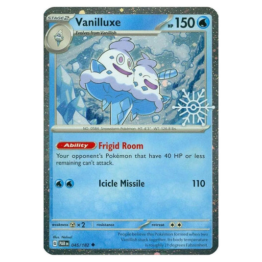 Pokemon - Scarlet & Violet - Paradox Rift - Vanilluxe - 045/182 - Holiday Calendar