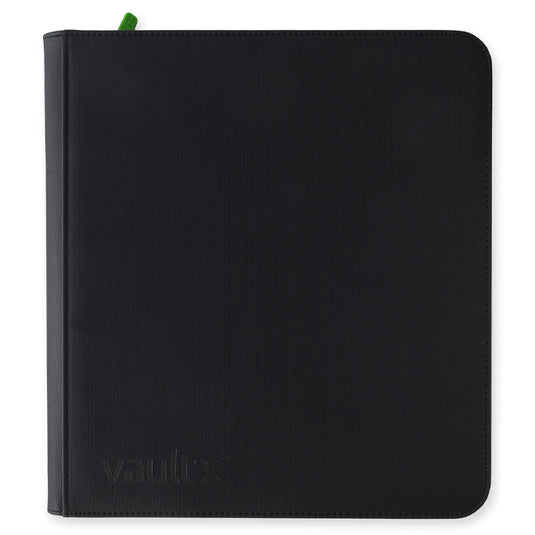 Vault X - 12-Pocket Exo-Tec® - Zip Binder - Black