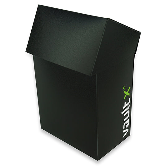 Vault X - Small Deck Box w/ 100 Card Sleeves - Black