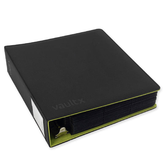Vault X - Large Exo-Tec Ring Binder - Black/Green