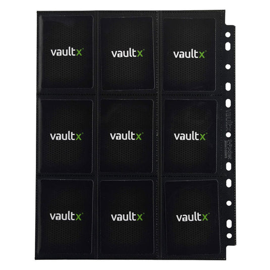 Vault X - 9-Pocket Sideloaders (50 Pages) - Black