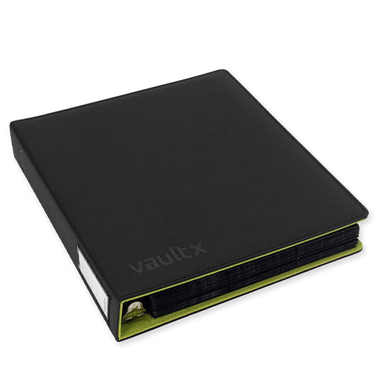 Vault X - Slim Exo-Tec Ring Binder - Black/Green