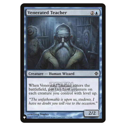 Magic The Gathering - The List - Venerated Teacher - 437/437