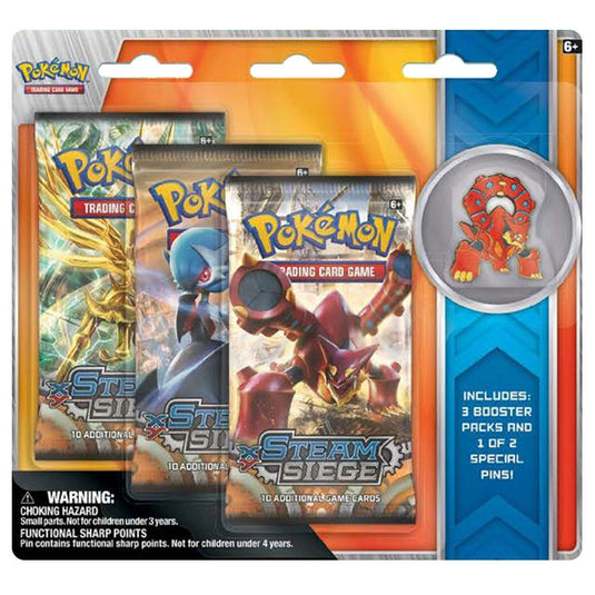 XY - 3 Pack - Volcanion Pin Blister